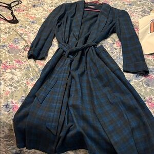 Pendleton wool long robe -L